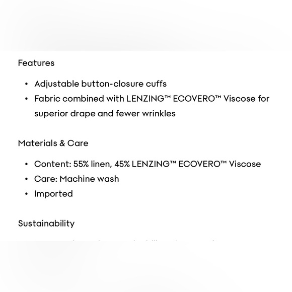 Aritzia Babaton Utility blue Shirt size XL - Picture 5 of 15